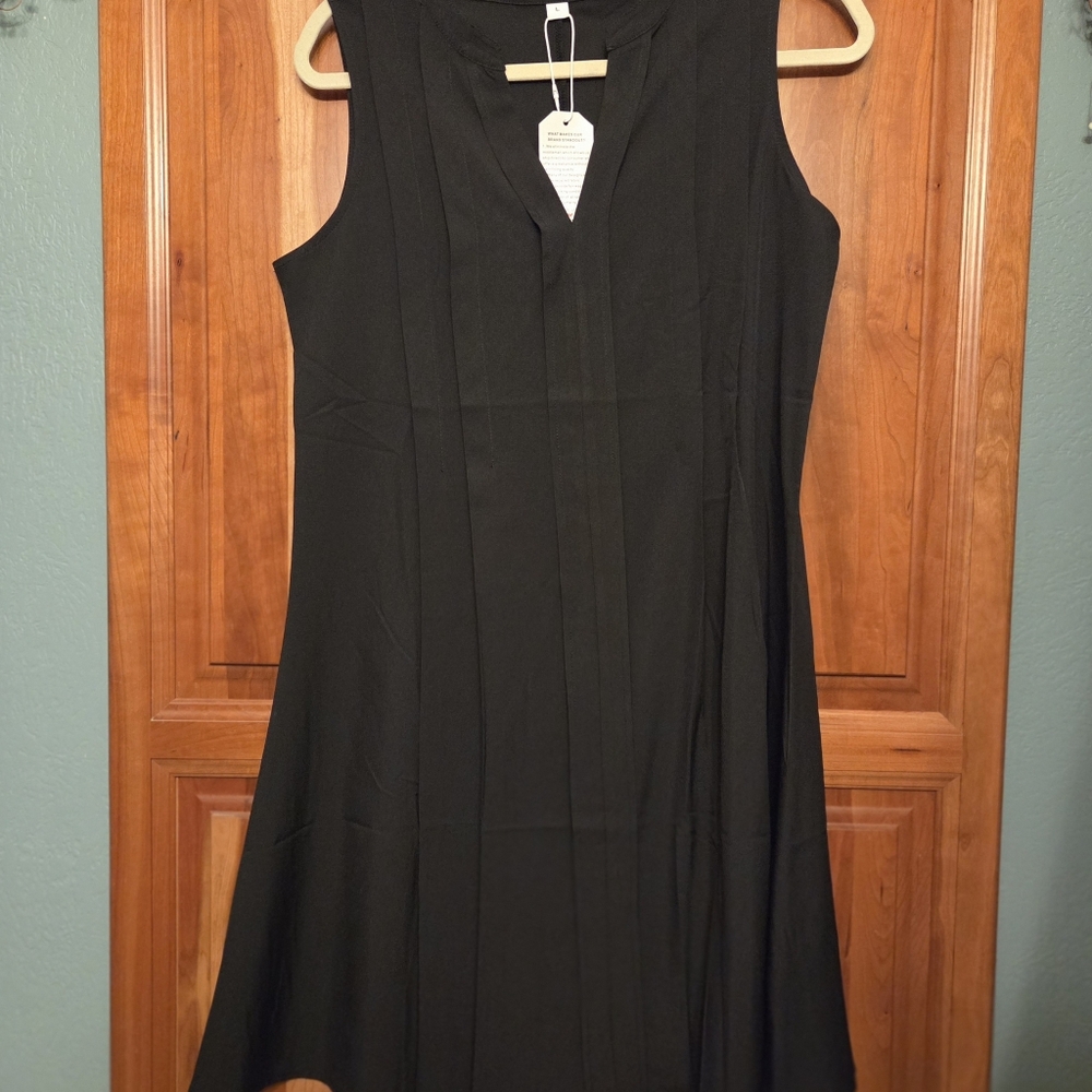 Elegant Black Sleeveless Dress